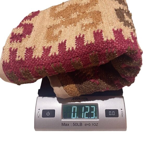 Unbranded VTG Handwoven Wool Kilim Rug Pillow Cover Geometric 18" X 12" - Picture 10 of 10